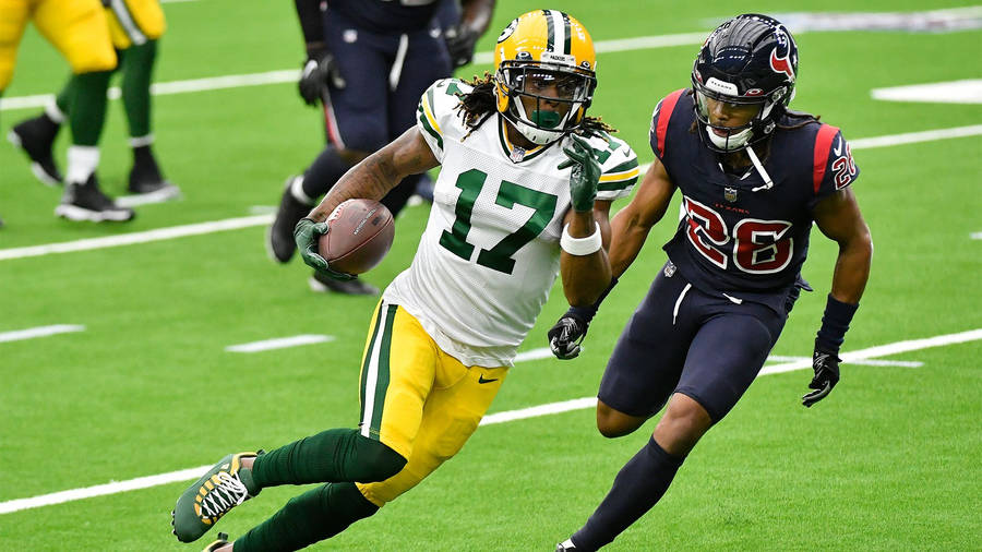 Davante Adams Incredible Shot Wallpaper