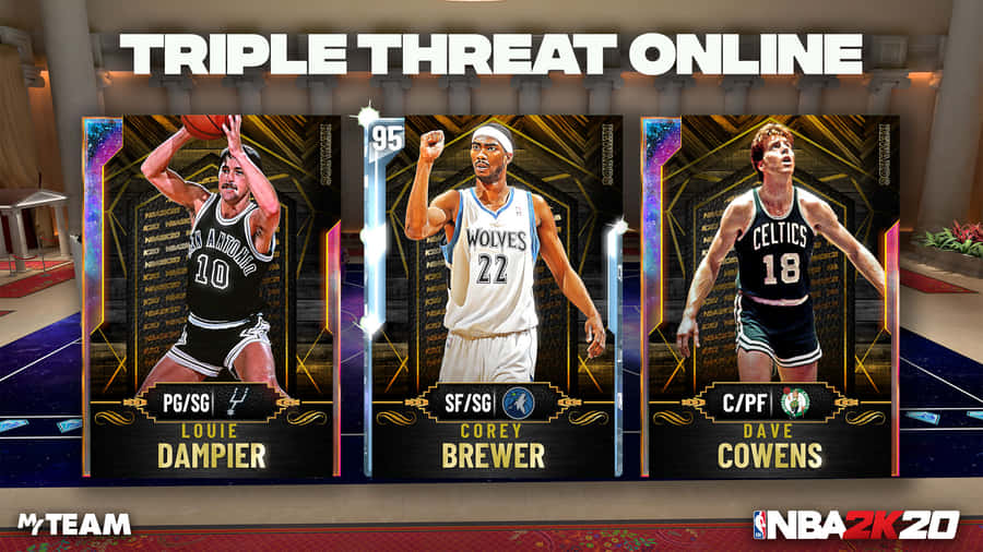 Dave Cowens In Triple Threat Online Wallpaper