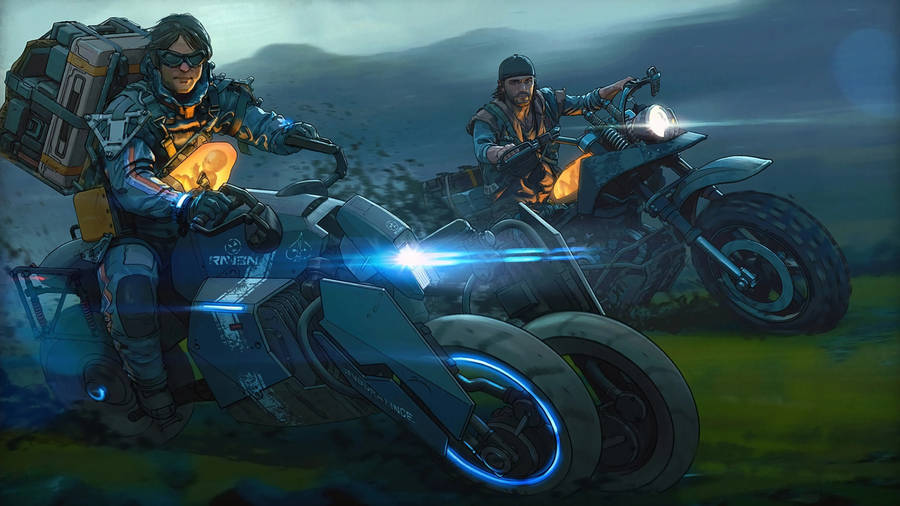 Deacon Days Gone Crossover Death Stranding 4k Wallpaper