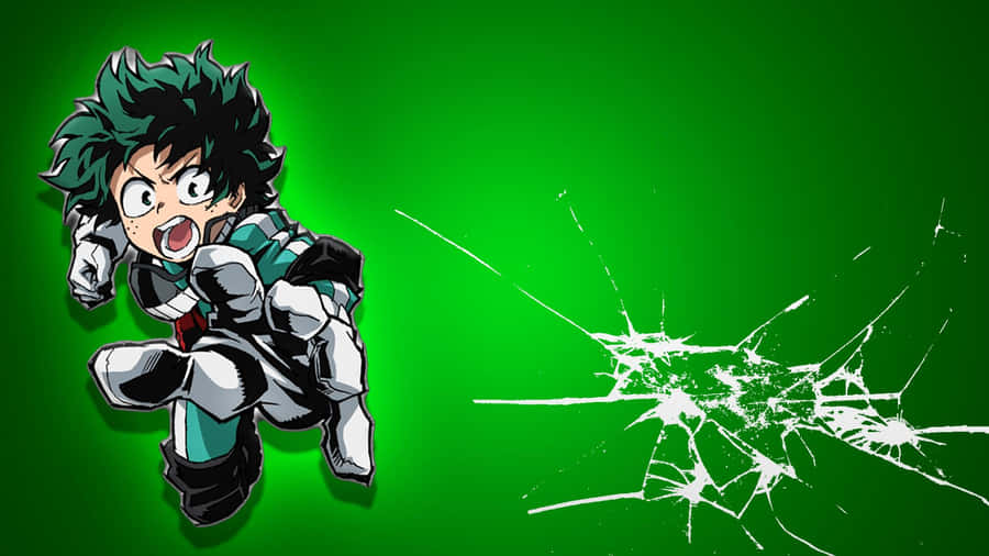 Deku, Aspiring Hero Of My Hero Academia Wallpaper