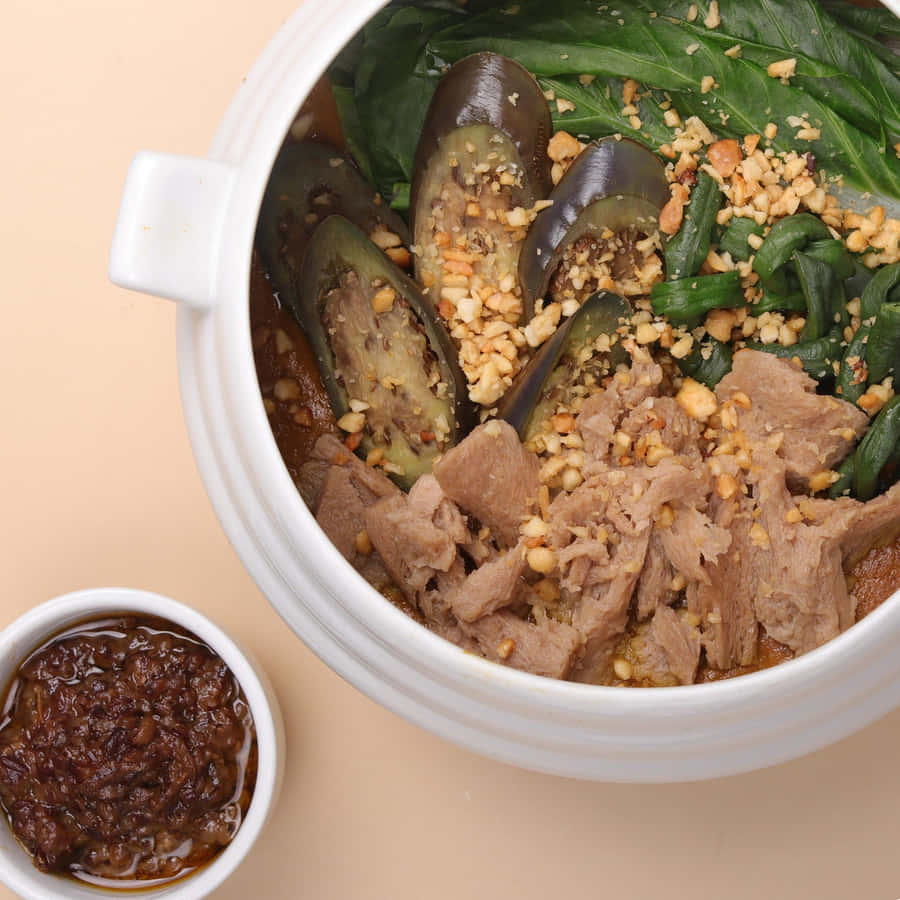 Delectable Filipino Cuisine - Kare-kare Wallpaper