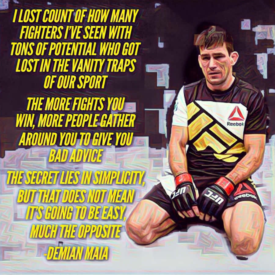 Demian Maia Ufc Submission Grappler Wallpaper