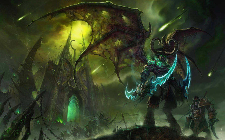Demon Hunters, Fight At The Black Temple! Wallpaper