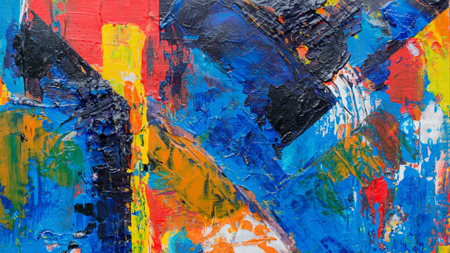 Detail Of An Oil Painting By A Master Artist Wallpaper