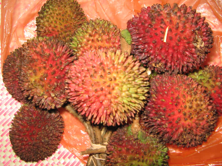 Detailed Shot Of Pulasan Fruits Wallpaper