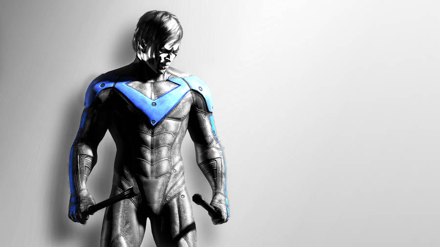 Detailed Sketch Of Nightwing Wallpaper