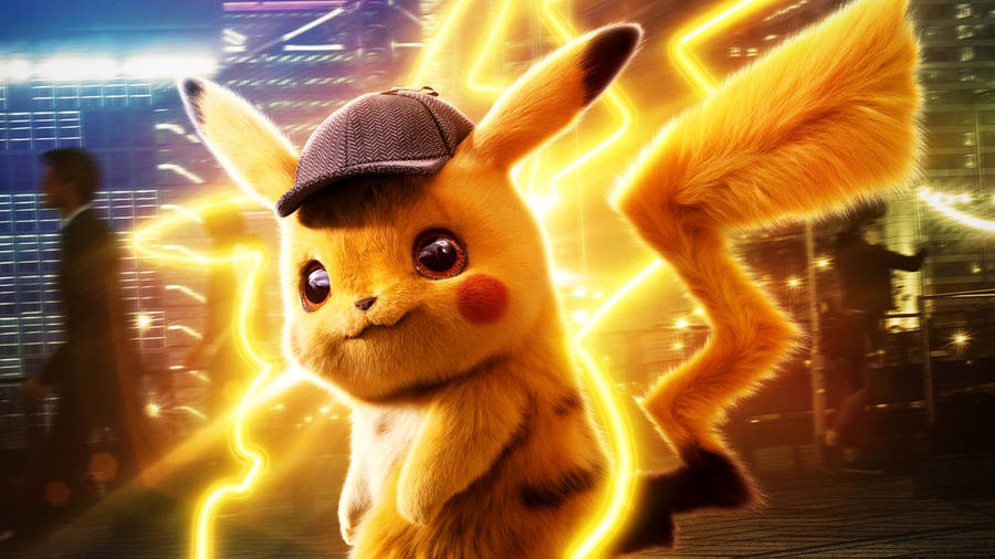 Detective Pikachu 4k Background Wallpaper