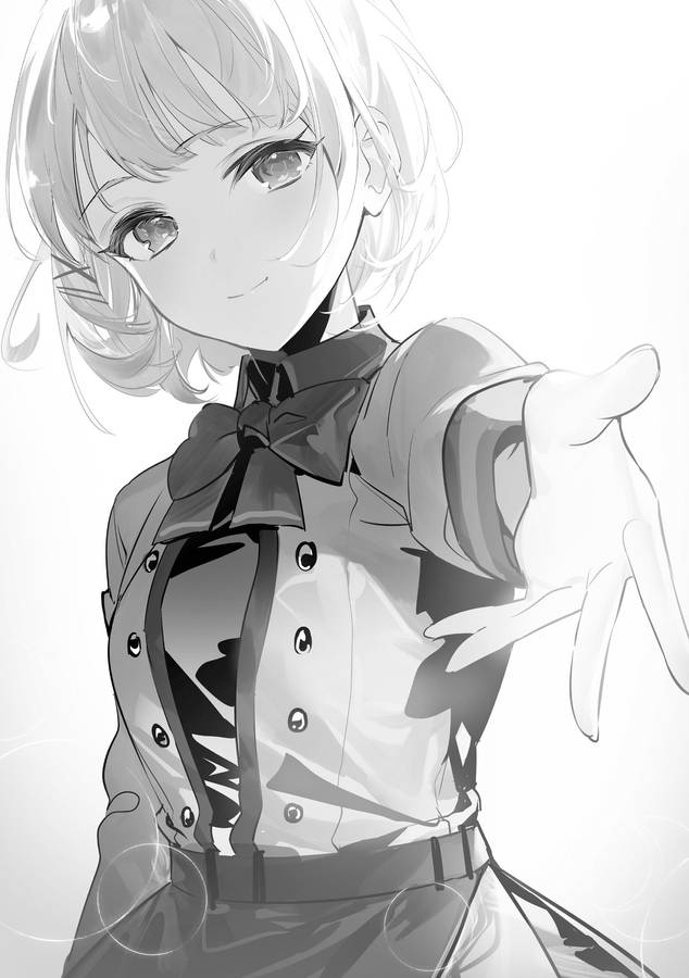 Detective Siesta Pencil Drawing Wallpaper