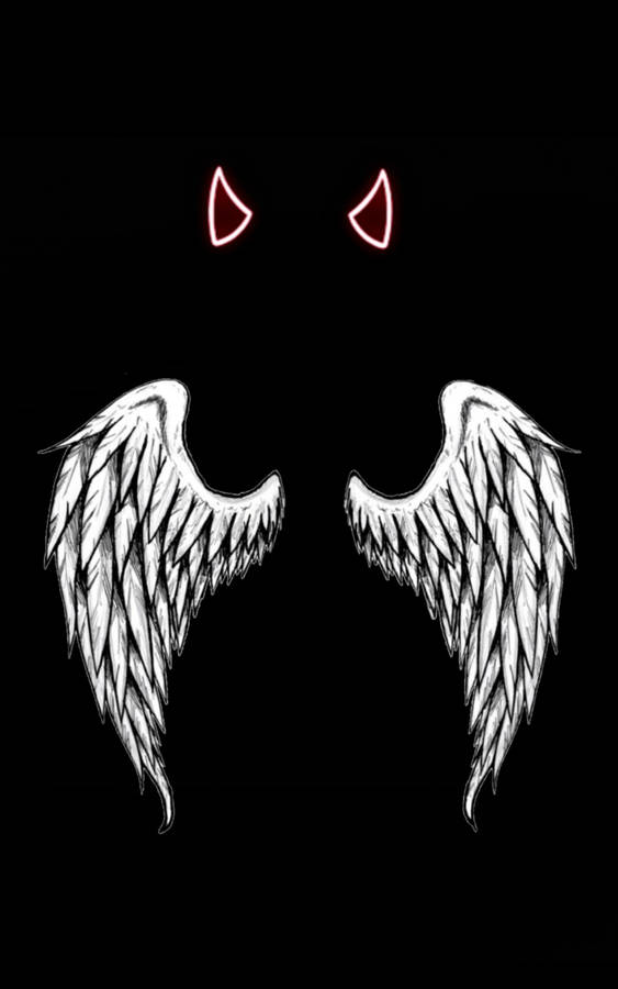 Devil Wings For Iphone Wallpaper