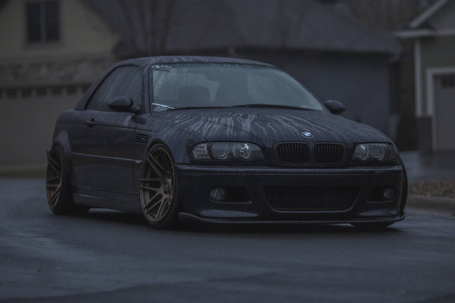 Dewy Black E46 M3 Bmw Laptop Wallpaper