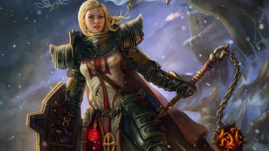 Diablo 3 Female Crusader Wallpaper