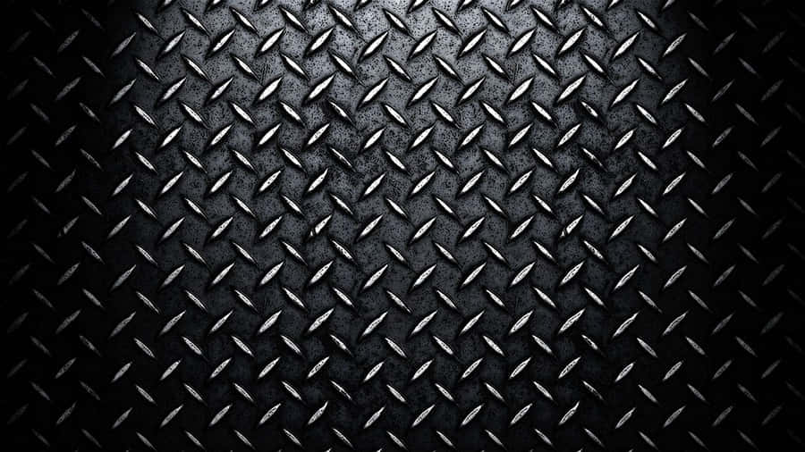 Diamond Plate Black Metal Wallpaper
