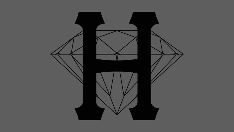 Diamond Supply Co Letter H Log Wallpaper