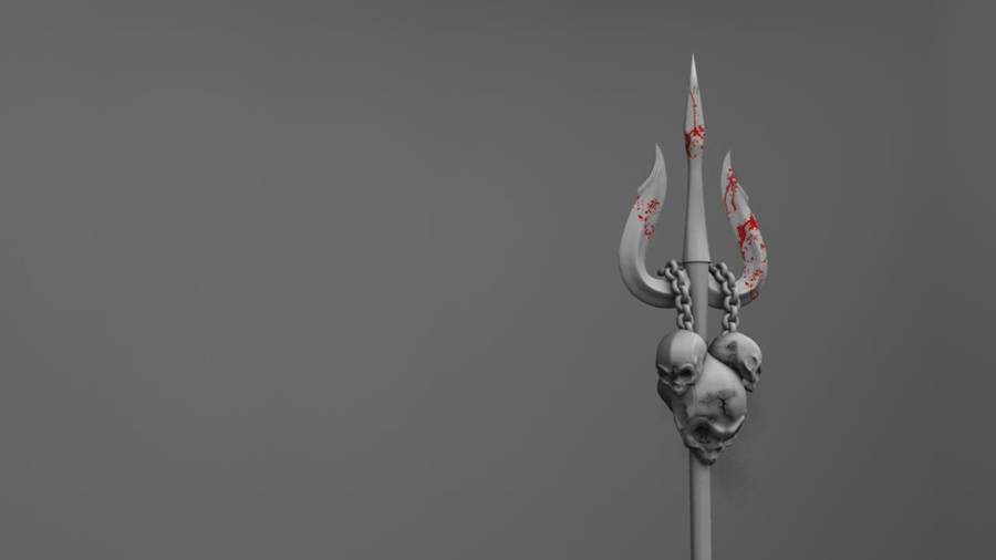 Digital 3d Render Trishul Wallpaper