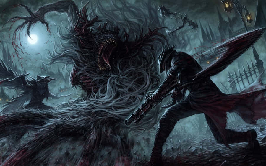 Digital Artwork Great One Bloodborne 4k Hd Wallpaper