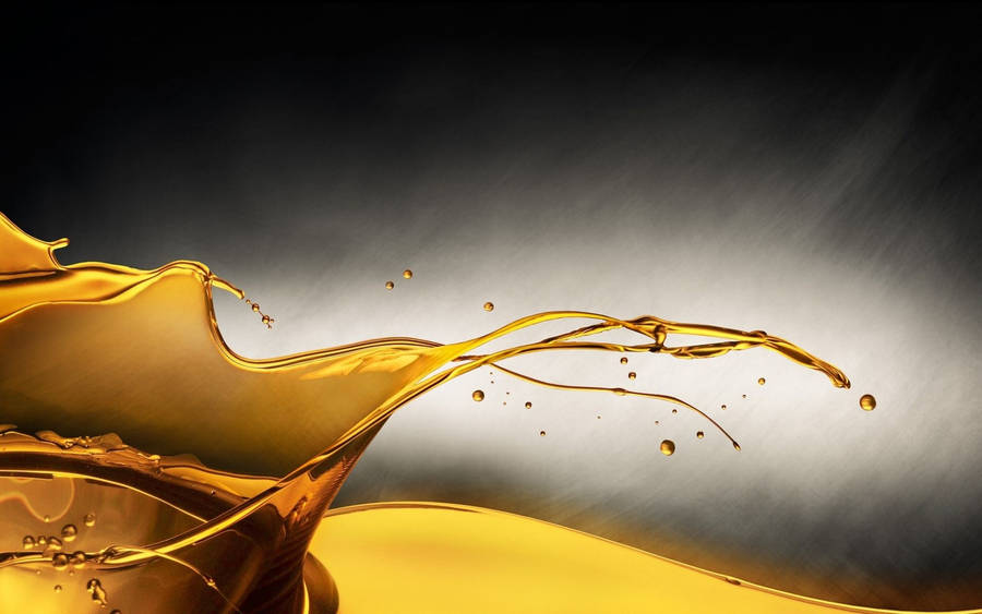 Digital Engine Oil Splash Wallpaper