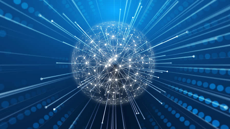 Digital Network Connectivity Concept Wallpaper