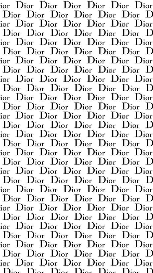 Dior Pattern Background Wallpaper