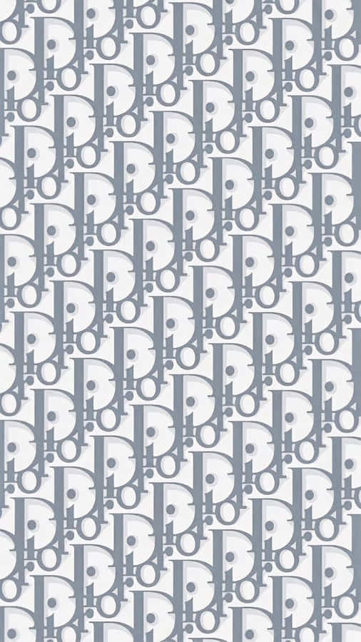 Dior Pattern Background Wallpaper