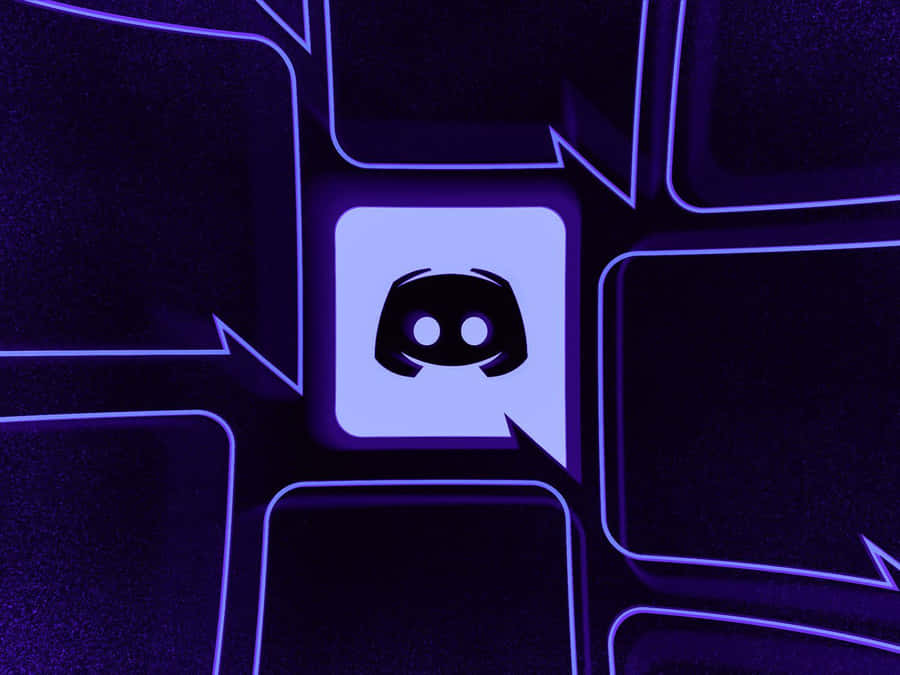 Discord Logo Cloud Bubbles Wallpaper