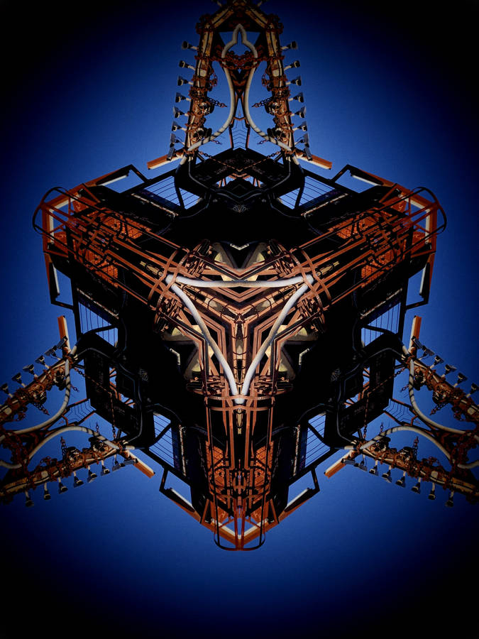 Discover An Exciting World Of Wonders With The Steampunk 3d Mechanical Cube Wallpaper