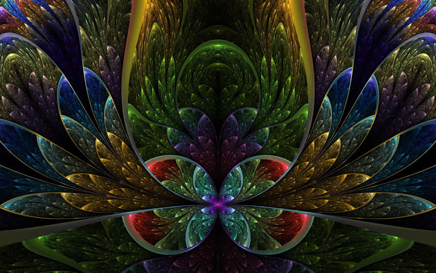 Discover The Intricate Beauty Of Fractals. Wallpaper