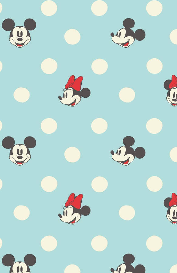 Discover The Magic Of Disney With This Colorful Pattern! Wallpaper