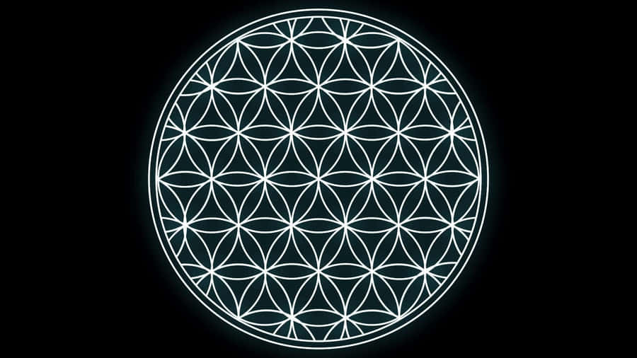 Discover The Origins Of All Things With The Sacred Symbol Of The Flower Of Life Wallpaper