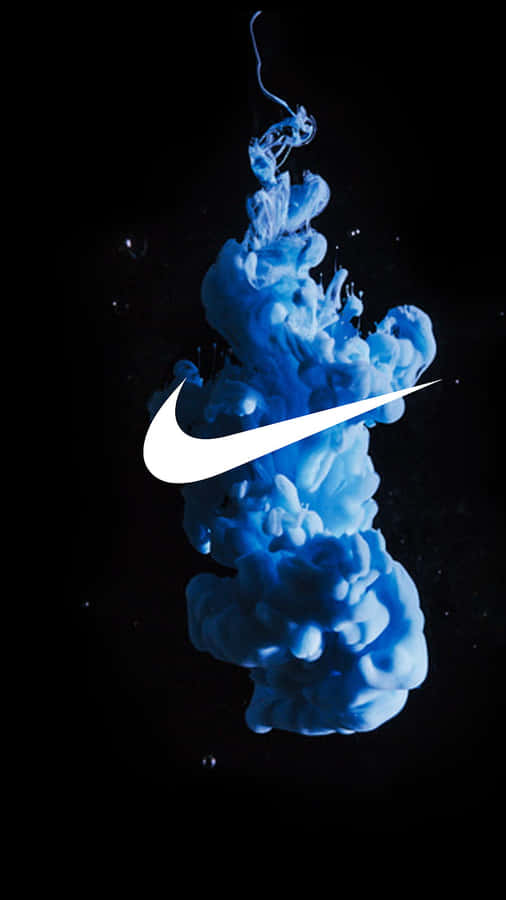 Discover The Vibrant Blue Nike Sneakers Wallpaper