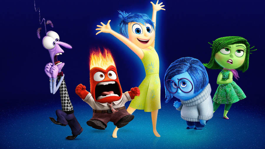 Disgust Inside Out Cast Wallpaper