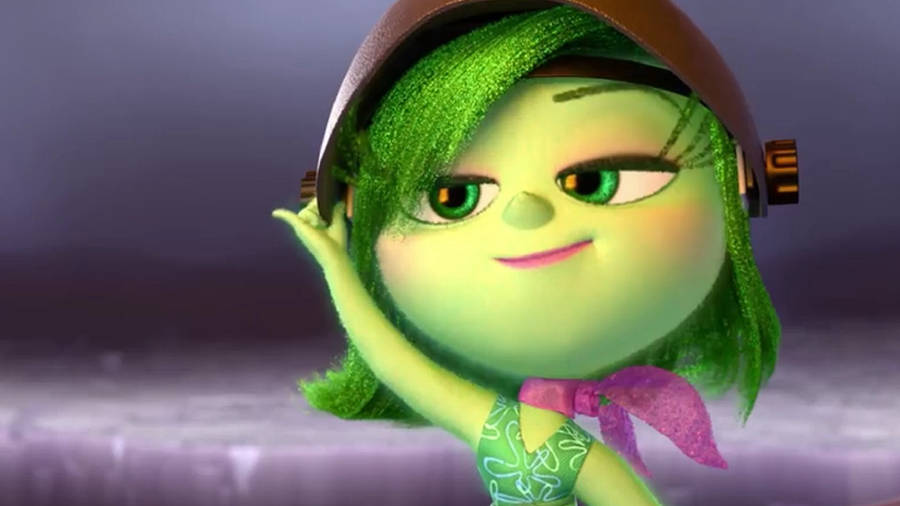 Disgust Inside Out Helmet Wallpaper