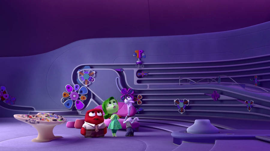 Disgust Inside Out Looking Up Wallpaper