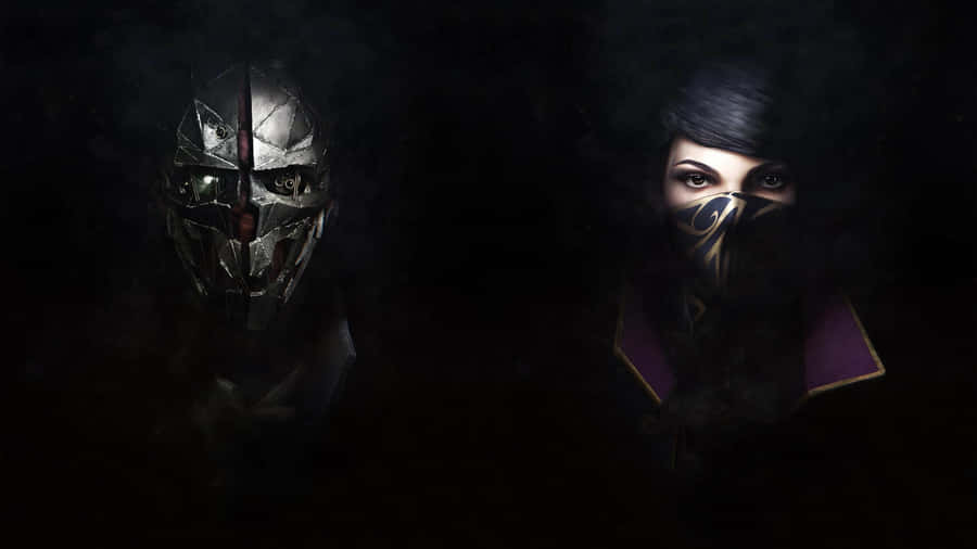 Dishonored 4k Corvo Attano And Emily Kaldwin Wallpaper