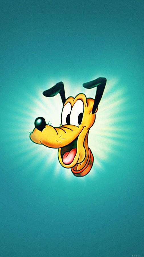 Disney Pluto Green Portrait Wallpaper