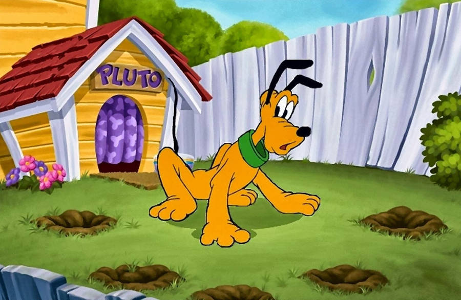 Disney Pluto's Home Wallpaper