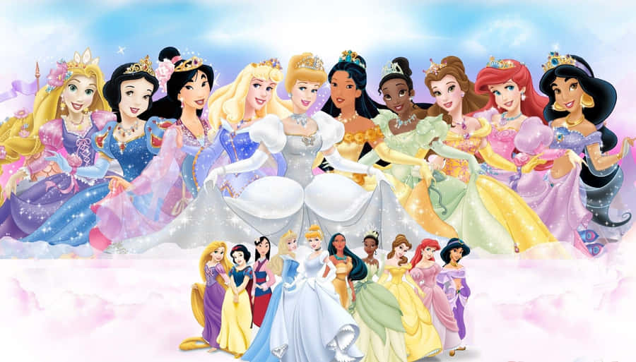 Disney Princesses Gathering Wallpaper Wallpaper