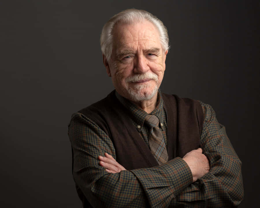 Distinguished Elderly Gentleman Portrait Wallpaper