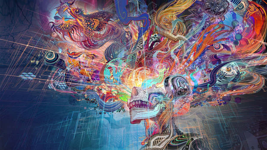 Dive Into A World Of Artistic Imagination! Wallpaper