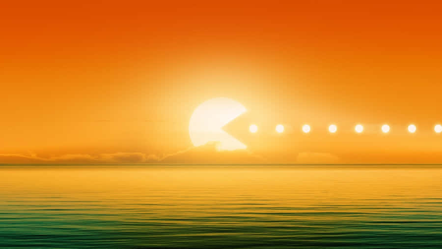 Dive Into Nostalgic Fun With Hd Pacman Wallpaper