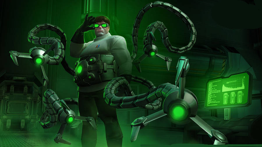 Doctor Octopus 3d Comic Wallpaper