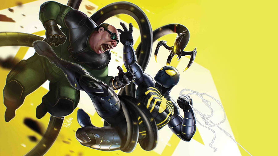 Doctor Octopus Graphic Art Wallpaper
