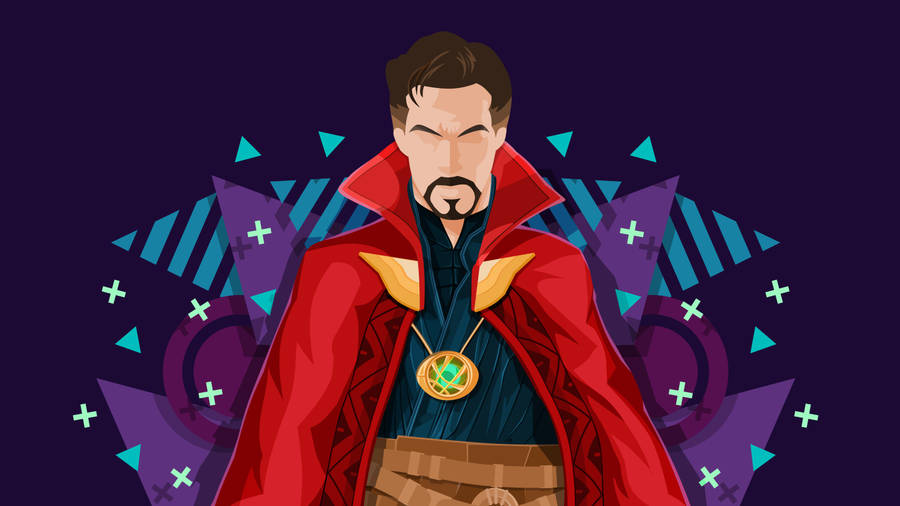 Doctor Strange Minimalist Art Wallpaper