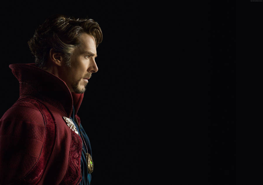 Doctor Strange Side Profile Wallpaper