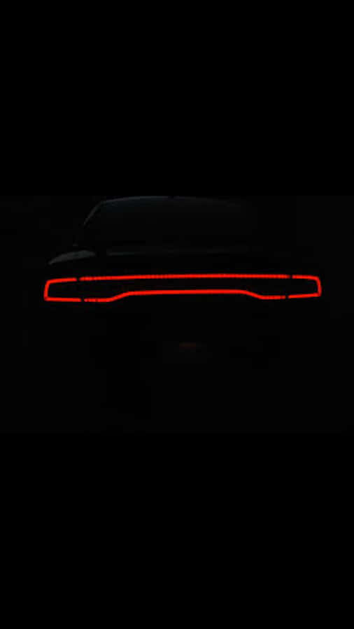 Dodge Challenger Tail Lights - Red Wallpaper