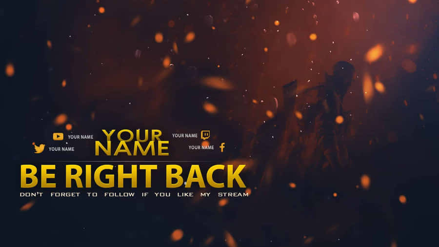 Don't Worry, I'll Be Right Back! Wallpaper