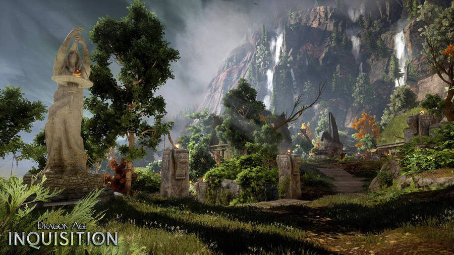 Dragon Age Inquisition Video Game Series Redcliffe Village Wallpaper