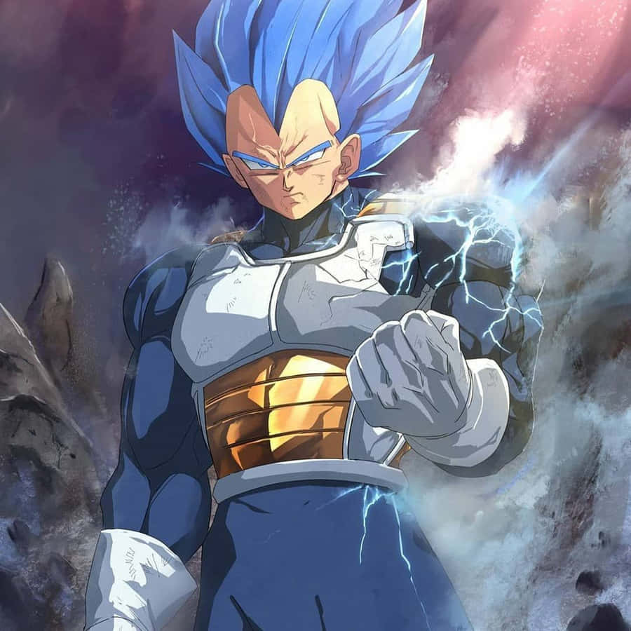 Dragon Ball 1080x1080 Vegeta Blue Digital Artwork Wallpaper