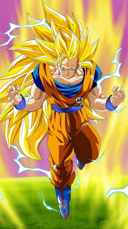 Dragon Ball Z Super Saiyan Square Stance Wallpaper
