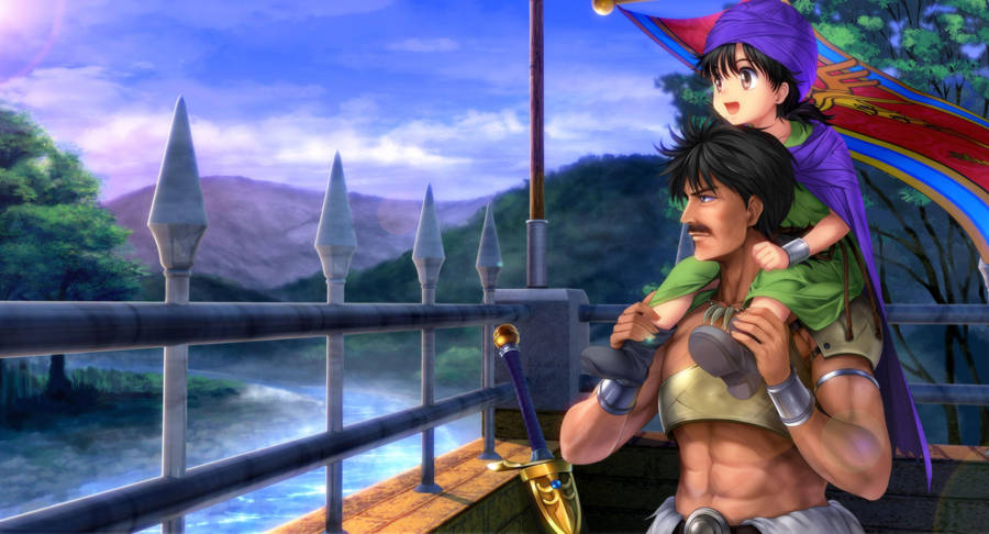 Dragon Quest V Hero And Pankraz Wallpaper