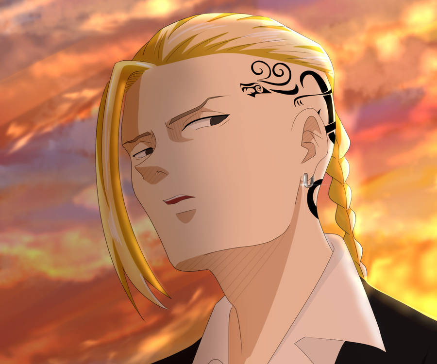 Draken Tokyo Revengers Side Eye Wallpaper